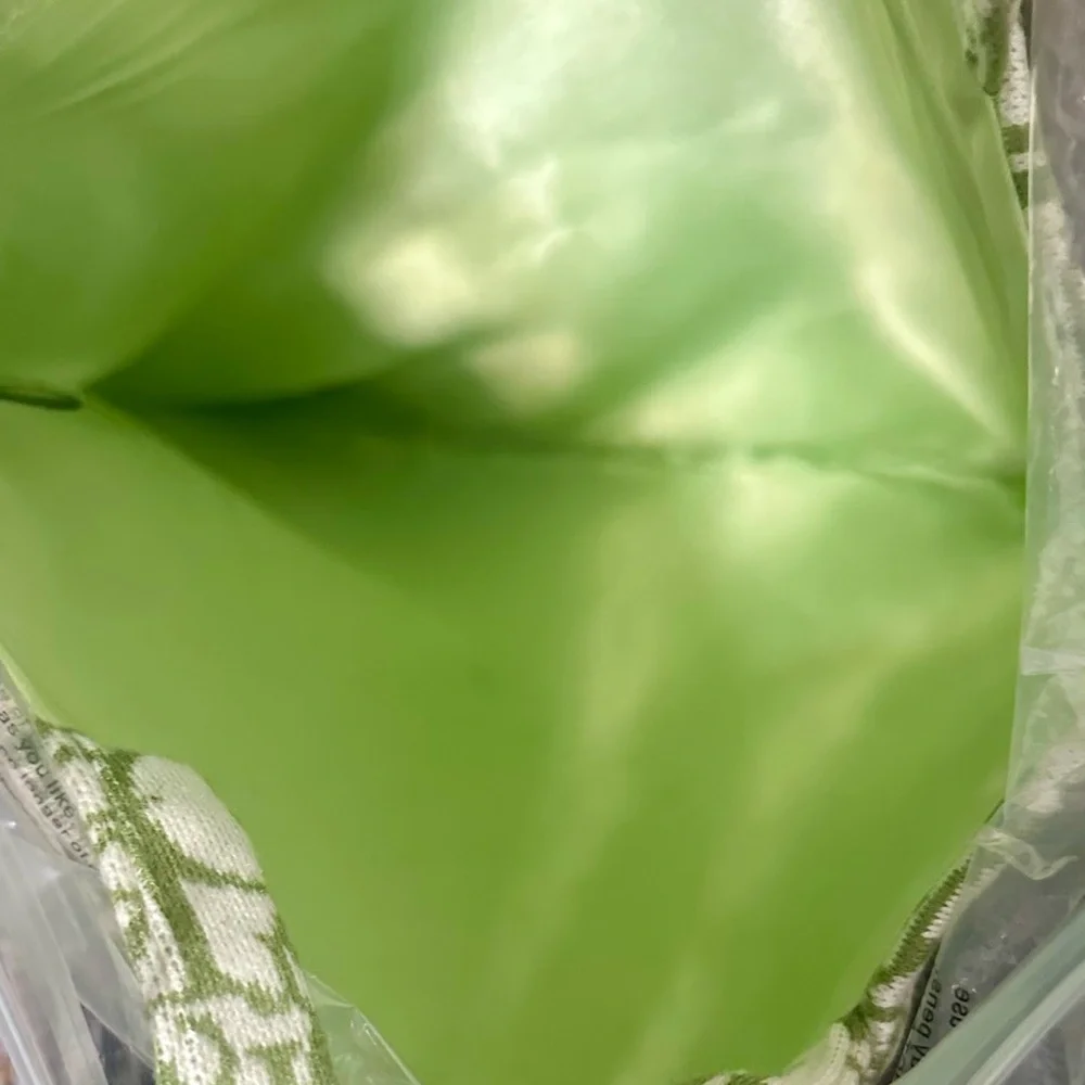 Dior 🍏 Green Oblique Monogram Print Tote Bag VIP gift - Picture 7 of 8